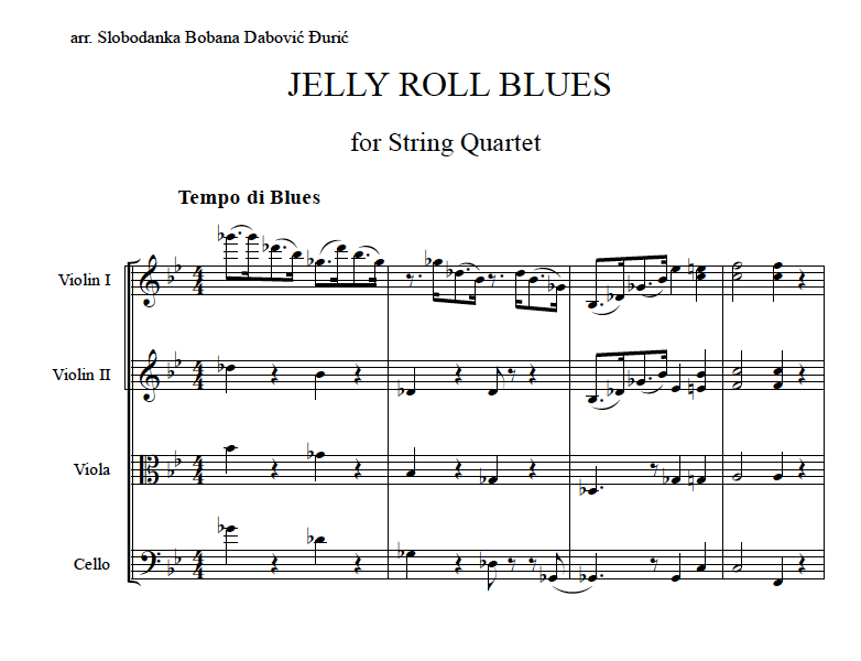Jelly Roll Blues for String Quartet.png